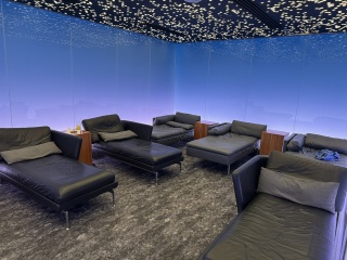 Brian found a room of chaise lounges