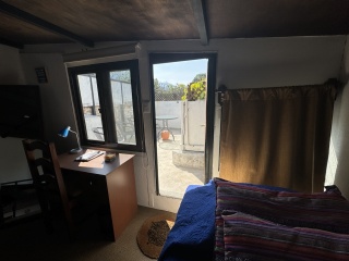 With a terrace