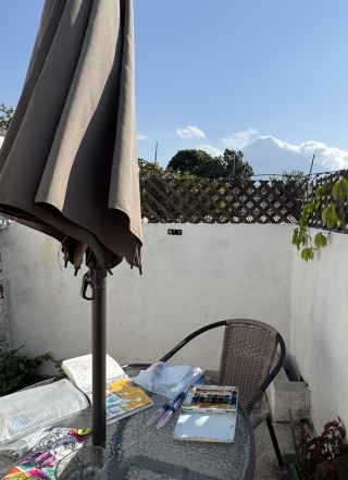 Theresa's late afternoon on the terrace