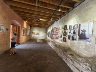 Art exhibitions we stumbled upon next door...