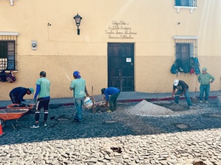 Cobblestone road crew #2