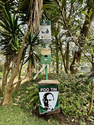 The doggie station. See what they did there?