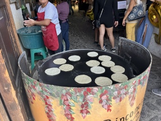 Authentic tortilla machine