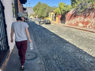 Our familiar morning commute downtown
