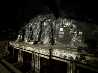 Relief in the crypt