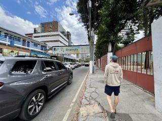 Brian on the way to...
