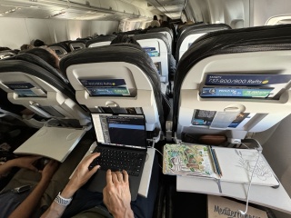 It's getting very hard to open a laptop in coach