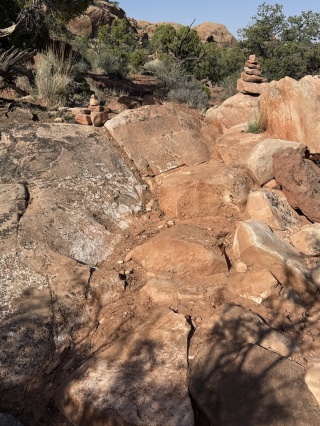It’s all about the cairns. These are solid