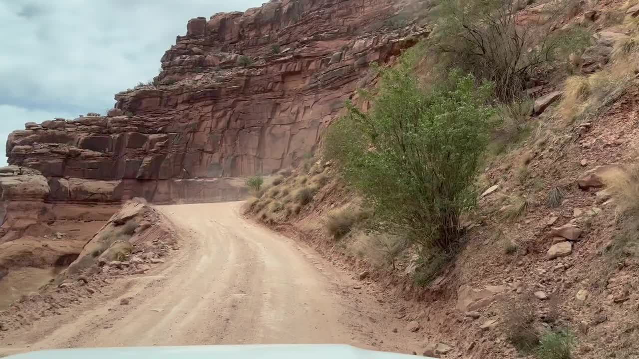 Climbing back up Shafer Trail. So very fun