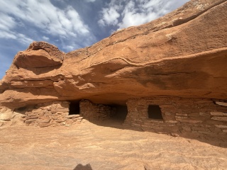 Nearby, granaries