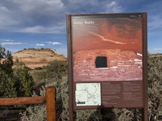 Our short late afternoon sojourn, Aztec Butte