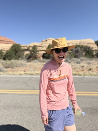And then a hike, just try to ruin her day