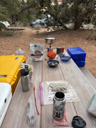 Kind of makes us want to tear out the kitchen and put in a picnic table