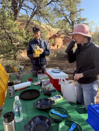 Camp coffee tastes better