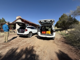 Packing our white rentals