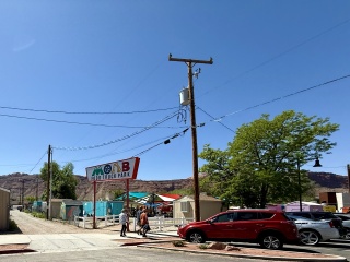 Time for lunch, the exceptional Moab Food Truck Park